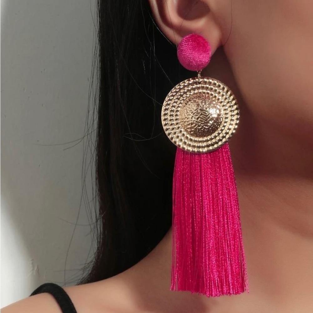 Tassel Drop Earrings NWOT